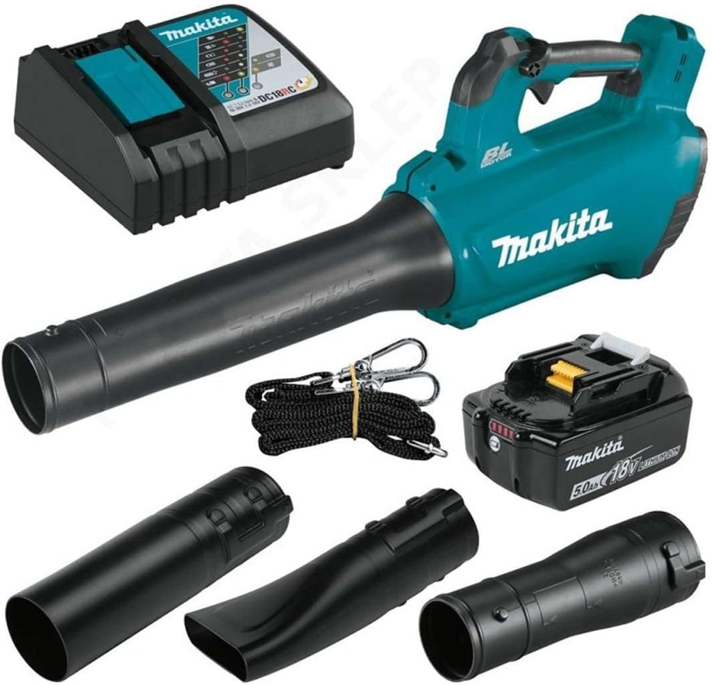 Makita DUB184RT 18V LXT Brushless Cordless Blower Kit – 1 × 5.0Ah Battery and Charger Included