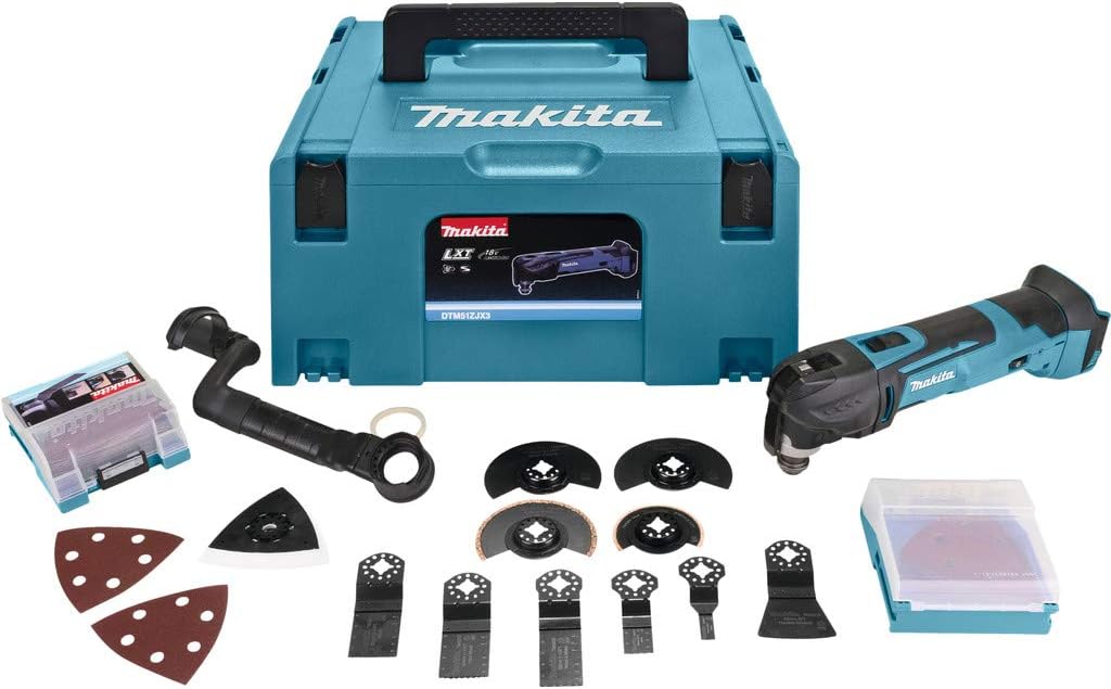 Makita 18V LXT DTM51ZJX3 Cordless Multi-Tool Kit – All-In-One Set