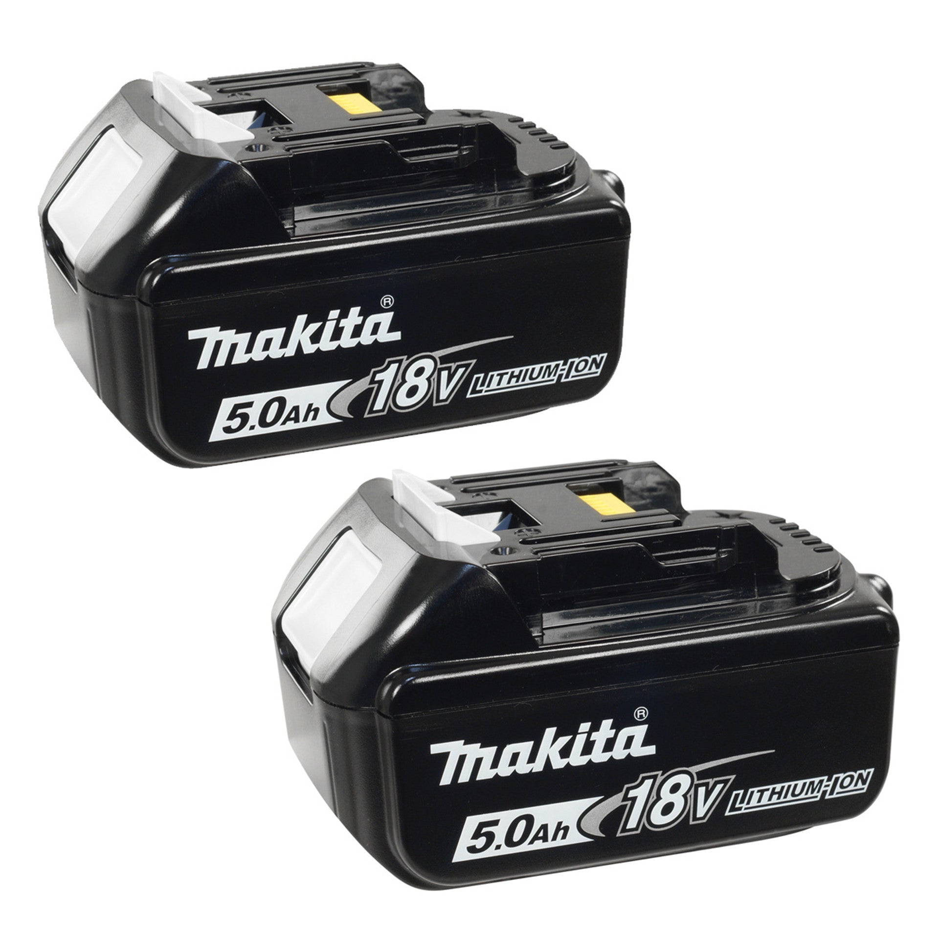Makita 18V LXT 5.0Ah Battery 2-Pack – Compatible with BL1860B / BL1860 / BL1850 Models
